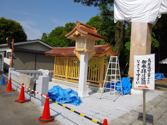 須賀神社工事③